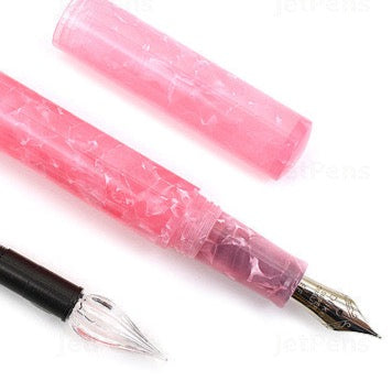 N6 Glass Dip Pen/Fountain Pen - Rosado