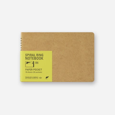 Traveler's Notebook B6 - Bolsillos de Papel