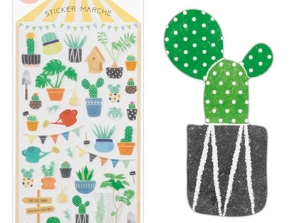 Sticker Marché - Cactus