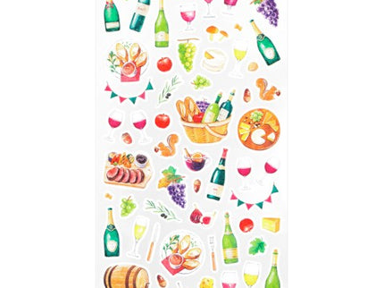 Sticker Marché - Vino
