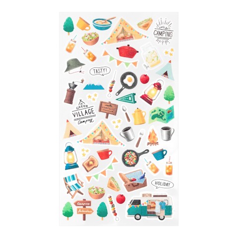Sticker Marché - Campamento