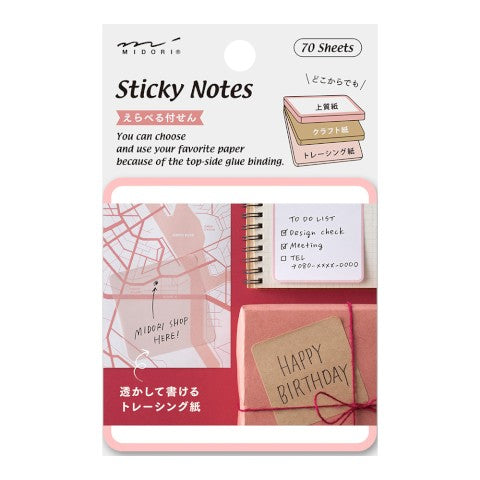 Pickable Sticky Notes - Rosado