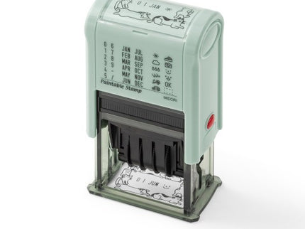 Paintable Stamp - Sello Rotatorio con Fecha - Gatos