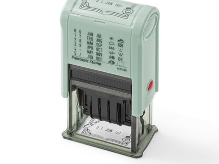 Paintable Stamp - Sello Rotatorio con Fecha - Stationery
