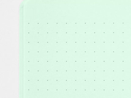Cuaderno Soft Color - Puntos - Menta