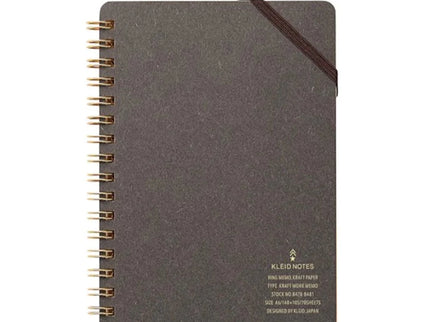 Kraft Notebook A6 - Charcoal