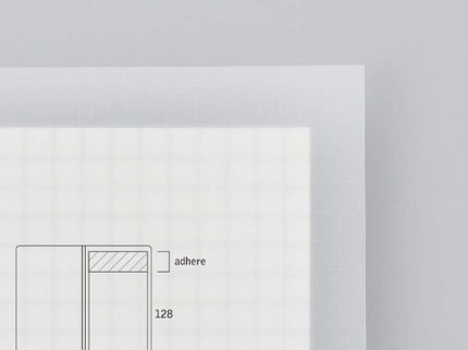 Transclucent Sticky Notes - Grandes Cuadrícula