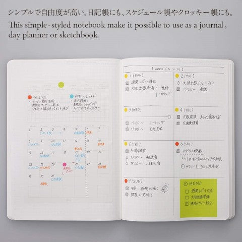 Cuaderno 365 Días A5 - Puntos - Celeste