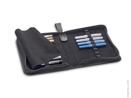 20 Pen Case - Cuero Negro