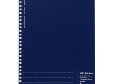 Biz Soft Ring Notebook B5 - 50 Hojas - Líneas Punteadas - Azul