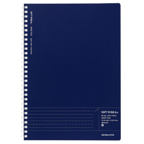 Biz Soft Ring Notebook B5 - 50 Hojas - Líneas Punteadas - Azul