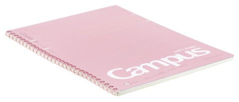 Campus Soft Ring Notebook B5 - 40 Hojas Líneas Punteadas - Rosado