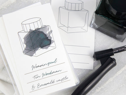 Ink Swatch - Tarjetas Verticales - 100