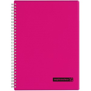 Cuaderno Septcouleur - B5 - Líneas - Rosado