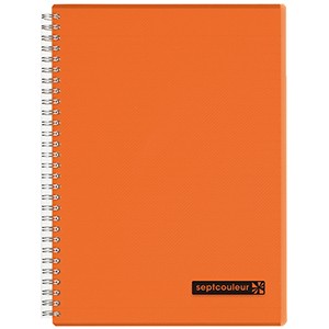 Cuaderno Septcouleur - B5 - Líneas - Naranja