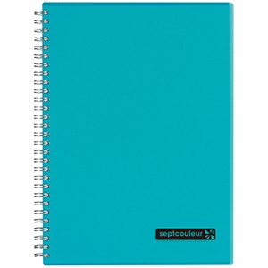 Cuaderno Septcouleur - B5 - Líneas - Celeste