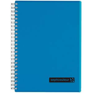 Cuaderno Septcouleur - A5 - Líneas - Azul