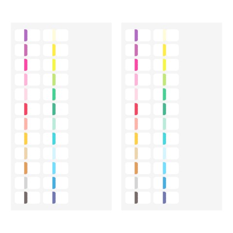 Index Labels - Colores