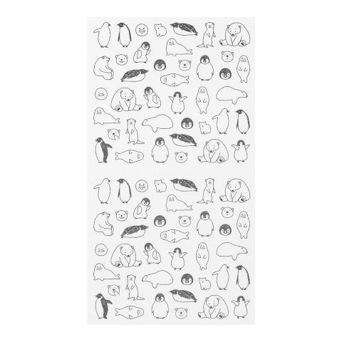 Stickers - Osos y Pingüinos