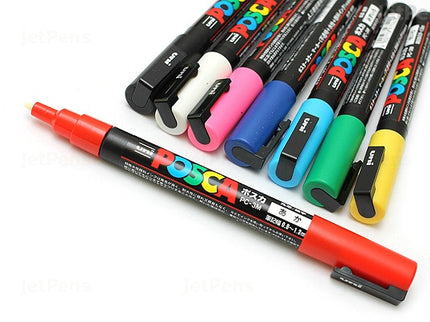 Set de 8 Posca PC-3M - Basic