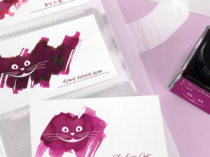 Ink Swatch - Tarjetas Horizontales - 50 - Cheshire Cat