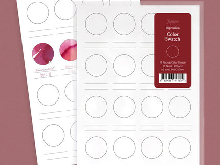 Ink Swatch - Impression Paper A5 - Círculos