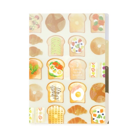 Folder de 3 Compartimentos A4 - Toast