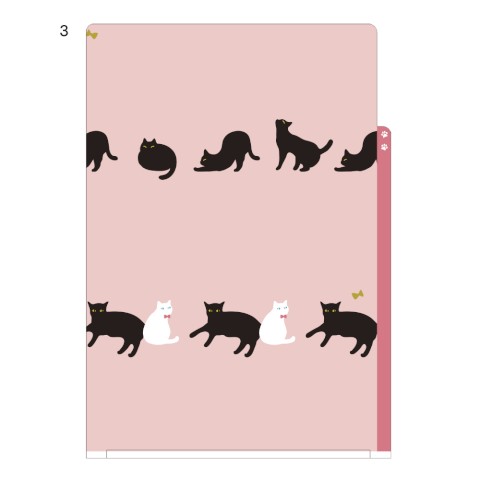 Folder de 3 Compartimentos A4 - Gatos