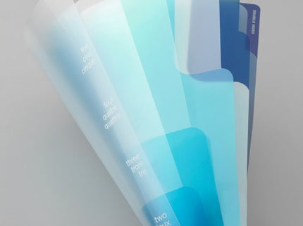 Folder de 5 Compartimentos A4 - Azul