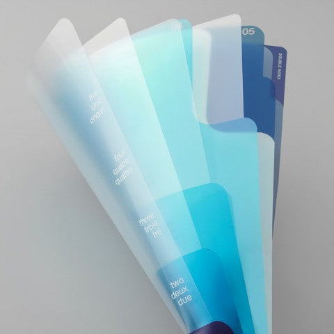 Folder de 5 Compartimentos A4 - Azul