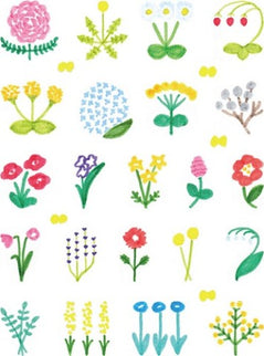 Kitta - Seal Stickers - Flores
