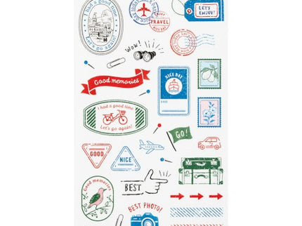 Transfer Stickers - Estampas de Viaje