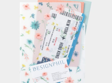 Folder de 3 Compartimentos A4 - Flores 2