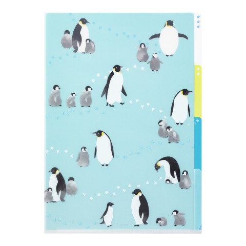 Folder de 3 Compartimentos A4 - Pingüinos