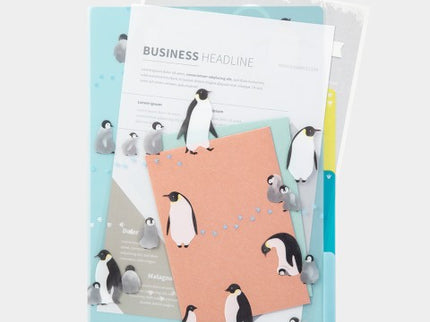 Folder de 3 Compartimentos A4 - Pingüinos