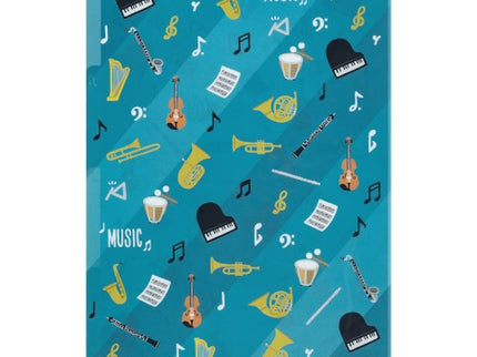 Folder de 3 Compartimentos A4 - Instrumentos Musicales