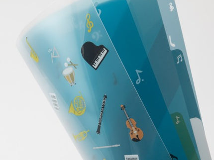 Folder de 3 Compartimentos A4 - Instrumentos Musicales