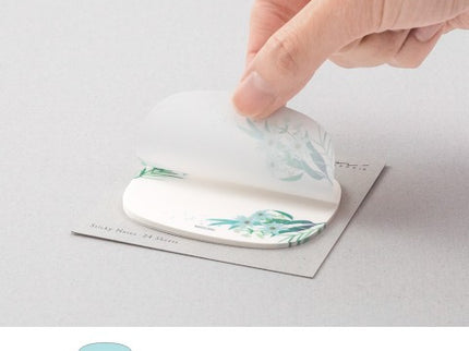 Sticky Notes Transparentes - Hojas y Flores