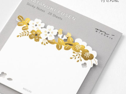 Sticky Notes Troqueladas - Flores con Foil