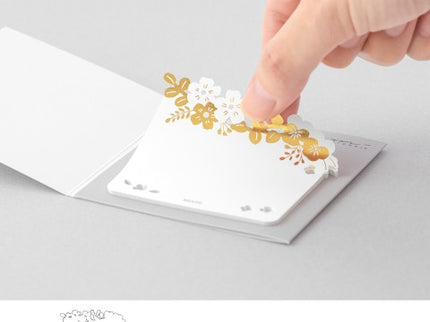 Sticky Notes Troqueladas - Flores con Foil