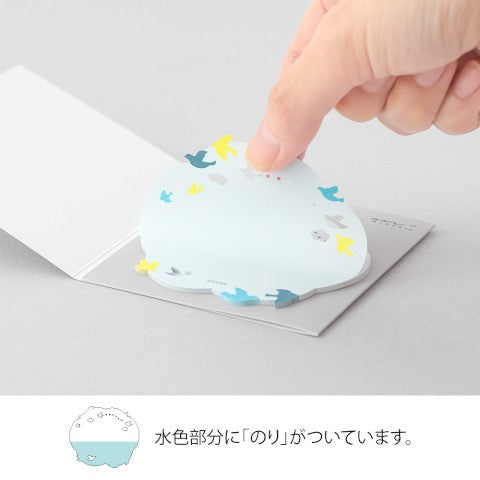 Sticky Notes Troqueladas - Nube con Pájaros