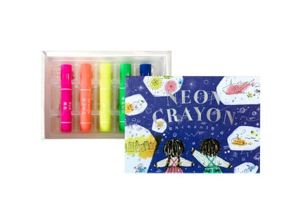 Neon Gel Crayons - 5 Colores