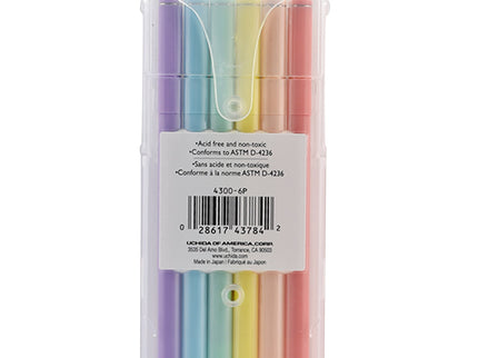 Le Pen - Set de 6 - Pastel