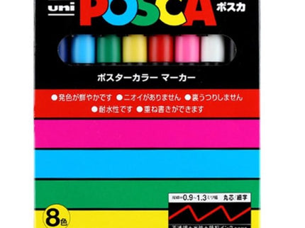 Set de 8 Posca PC-3M - Basic