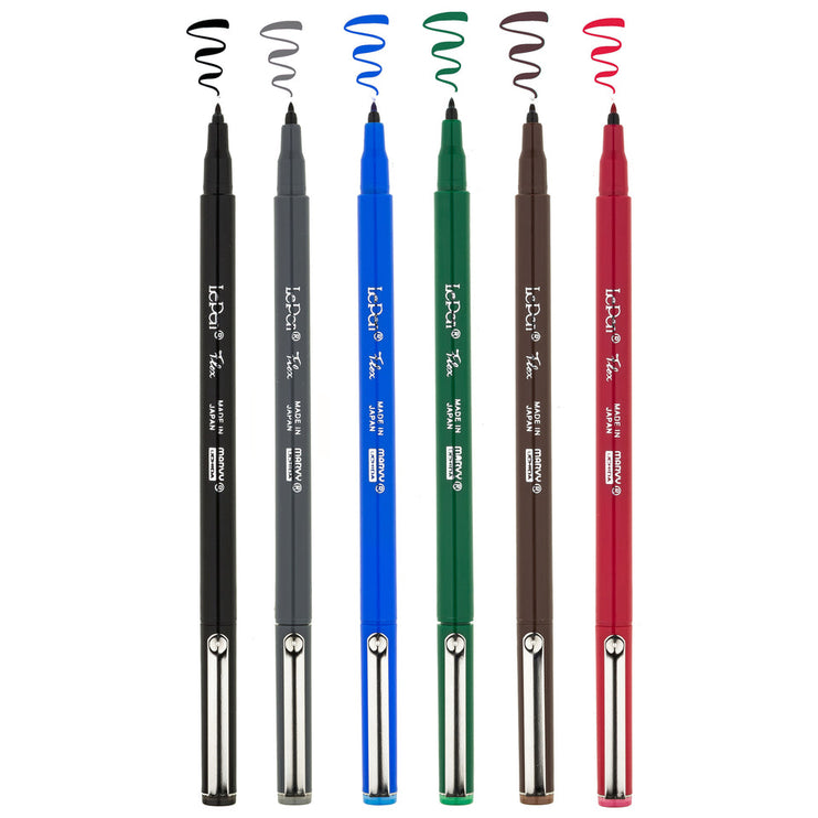 Le Pen Flex Brushpens - Set de 6 - Primary