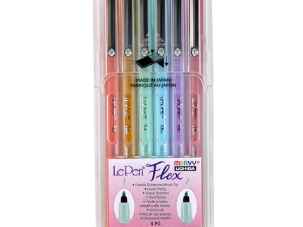 Le Pen Flex Brushpens - Set de 6 - Pastel