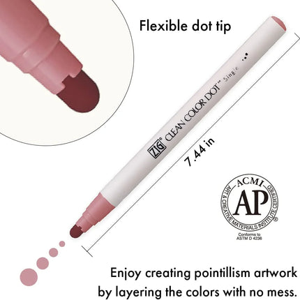 Clean Color Dot Single - Set 6 - Mild Colors