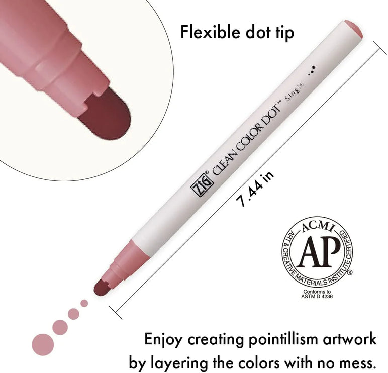 Clean Color Dot Single - Set 6 - Mild Smoky Colors