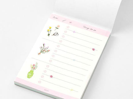 To Do Memo Pad - Flores