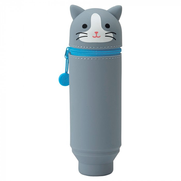 Estuche Smart Fit Punilabo Stand - Gato Gris